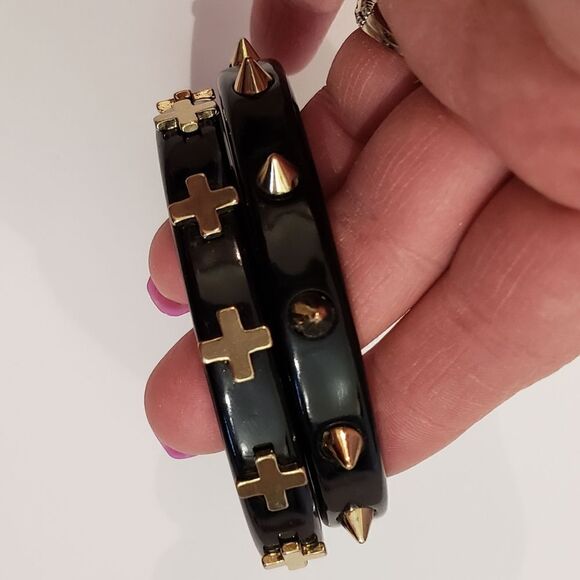 3 for $25 Punk Bangle Bracelets - Picture 4 of 10